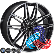Zorat Wheels BK5938 8x18 5x120 ET25 DIA74.1 BP