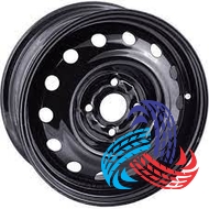 Steel Trebl 53A35D 5.5x14 4x100 ET35 DIA57.1 Black
