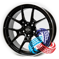 Replica Nissan KW11 7x16 5x114.3 ET35 DIA73.1 MBL