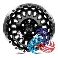 Off Road Wheels OW1710 8.5x17 5x127 ET-12 DIA71.5 GBMR