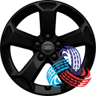 Audi OEM 81A071497AAX1 7x17 5x112 ET45 DIA57.1 Black