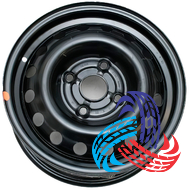 General Motors OEM 96456156 5.5x14 4x114.3 ET44 DIA56.6 Black