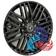 Mercedes OEM A4634014000 9.5x22 8x165.1 ET60 DIA0 Black