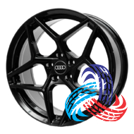 Replica Audi 5540 8.5x19 5x112 ET35 DIA66.6 Black