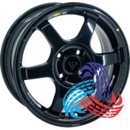 VLF ULF11 6.5x15 4x100 ET38 DIA73.1 Black