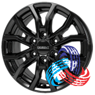 Dezent KC  7.5x17 6x139.7 ET38 DIA67.1 Black
