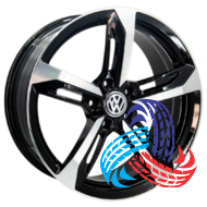 Replica Volkswagen GT DX219 8x18 5x112 ET38 DIA57.1 MB