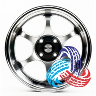 CAST WHEELS CW6088 7x16 4x100 ET35 DIA73.1 HPBL