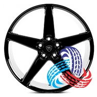CAST WHEELS CW285 8.5x20 5x112 ET35 DIA73.1 Black