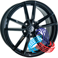 Replica Volkswagen 8390 8x18 5x112 ET42 DIA57.1 Black