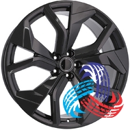 Racing line B1637 10x22 5x112 ET21 DIA66.5 Black