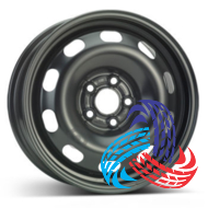 ALST (KFZ) 8380 Volkswagen 6x15 5x100 ET38 DIA57 Black