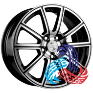 Racing Wheels H-423 7x16 4x108 ET40 DIA67.1 BK/FP