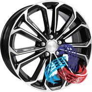 Replica Toyota TY667 7x17 5x100 ET39 DIA54.1 BKF