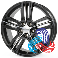 Ronal R57 7.5x19 5x108 ET55 DIA76 Black
