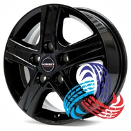 Borbet CWD 7x17 5x112 ET51 DIA66.5 Black