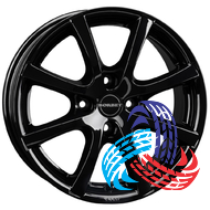 Borbet LV4 7x16 4x100 ET38 DIA64 Black