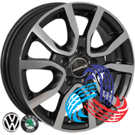 Zorat Wheels 7365 5x14 5x100 ET35 DIA57.1 EP