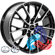 Zorat Wheels BK5137 8x19 5x114.3 ET35 DIA60.1 BP