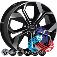 Zorat Wheels BK5168 7x17 5x114.3 ET45 DIA67.1 BP