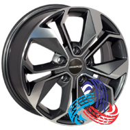 Zorat Wheels BK5168 6.5x15 5x108 ET37 DIA65.1 GP