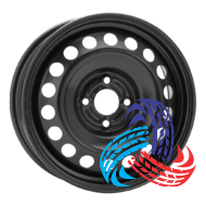 ALST (KFZ) 7775 Dacia 6x15 4x100 ET40 DIA60.1 Black
