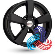 Disla Formula 6.5x15 5x100 ET35 DIA57.1 Black