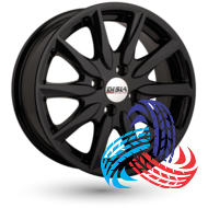 Disla Raptor 7x16 4x100 ET38 DIA67.1 Black