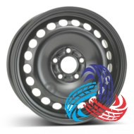ALST (KFZ) 9001 7.5x17 5x108 ET55 DIA63.3 Black