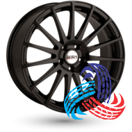 Disla Turismo 8x18 5x108 ET42 DIA67.1 Black