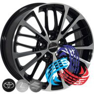 Zorat Wheels BK5343 6.5x16 5x114.3 ET40 DIA60.1 BP