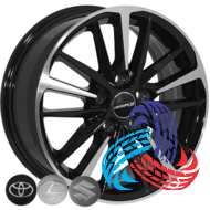 Zorat Wheels BK5342 6.5x16 5x114.3 ET45 DIA60.1 BP