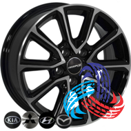 Zorat Wheels BK5344 6.5x16 5x114.3 ET35 DIA67.1 BP