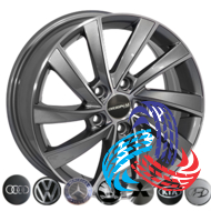 Zorat Wheels BK5290 6.5x16 5x112 ET46 DIA57.1 GP