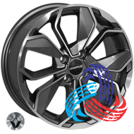 Zorat Wheels BK5296 6.5x16 4x100 ET38 DIA60.1 GP