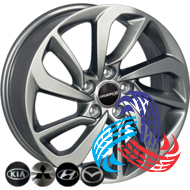 ZF TL0417 7x17 5x114.3 ET51 DIA67.1 DS.