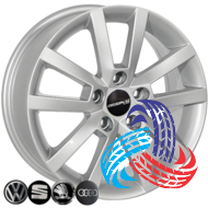 Zorat Wheels BK711 6.5x16 5x112 ET50 DIA57.1 S