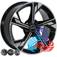 Zorat Wheels BK5419 8x18 5x112 ET35 DIA66.6 BP