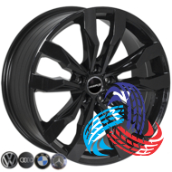 Zorat Wheels BK5333 8.5x20 5x112 ET33 DIA66.6 Black