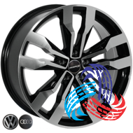 Zorat Wheels BK5333 8.5x20 5x112 ET33 DIA66.6 BP