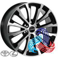 Zorat Wheels BK5391 8.5x20 6x139.7 ET30 DIA106.2 BP
