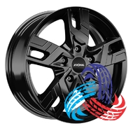 Ronal R64 6.5x16 5x160 ET60 DIA65.1 Jet black