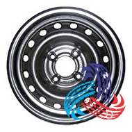 Skov Chevrolet Aveo 6x15 4x100 ET48 DIA56.6 Black