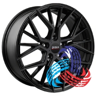 Disla Crystal 7x16 5x108 ET45 DIA67.1 Black